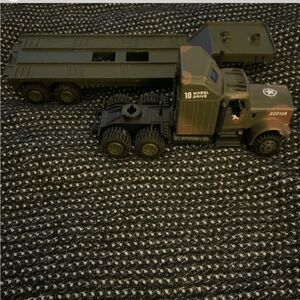 Vintage Working 1982 Soma 10 Wheel Drive Military Semi, With Trailer